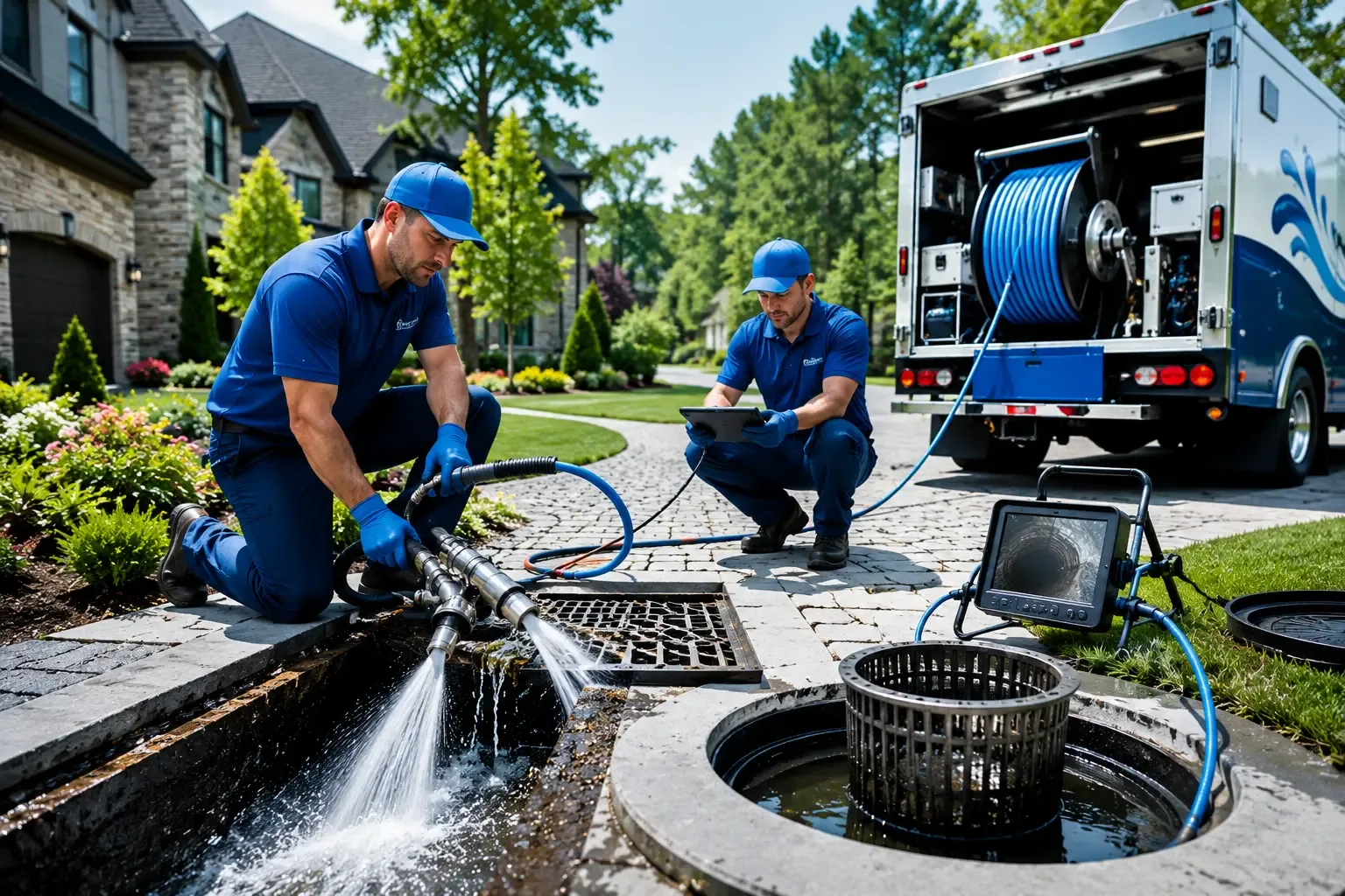 Local outdoor drain cleaning professionals in Burr Oak, MI