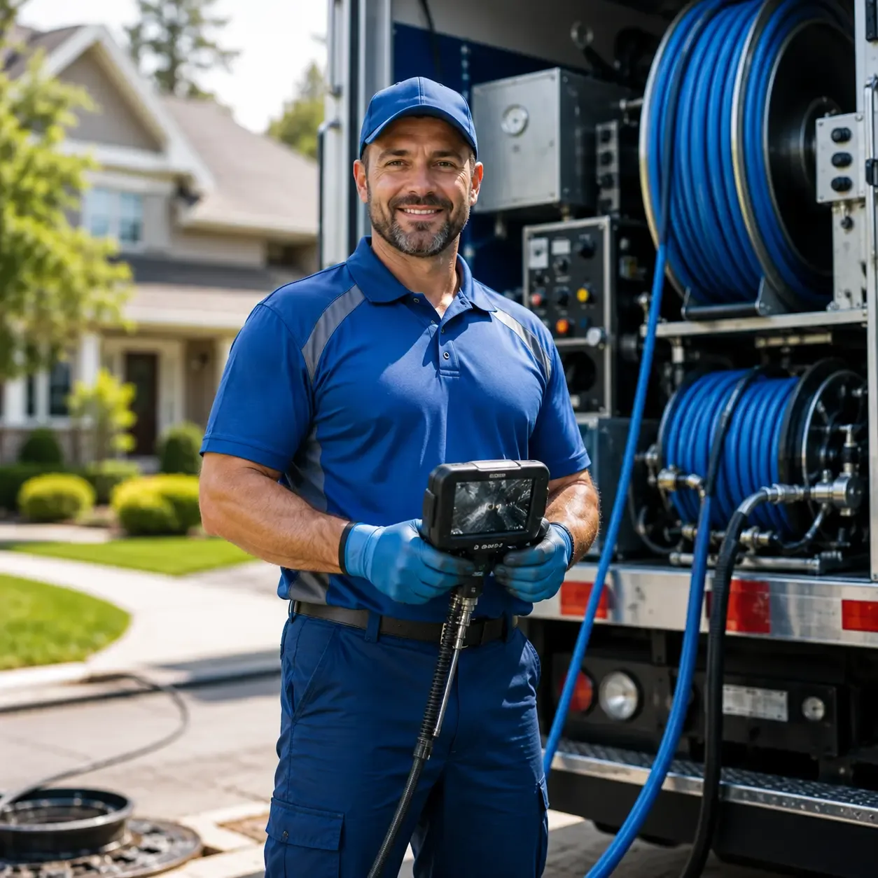 Local outdoor drain cleaning specialists in Burr Oak, MI